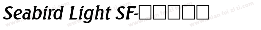 Seabird Light SF字体转换